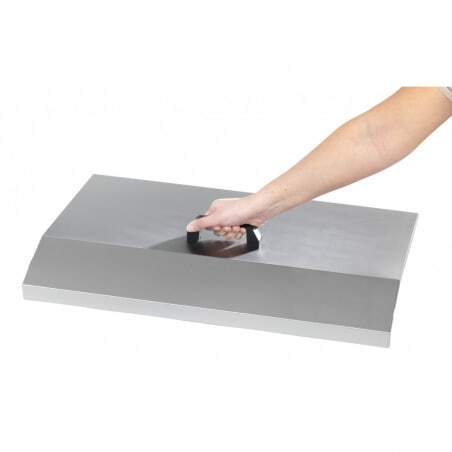 Capot Inox pour Plancha Double Krampouz - 1 Capot Inox pour Plancha Double Krampouz - 1