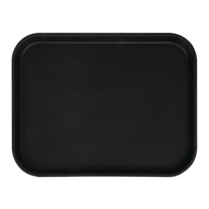 Plateau Rectangulaire Anti-dérapant en Fibre de Verre Camtread Noir - 45,7 cm