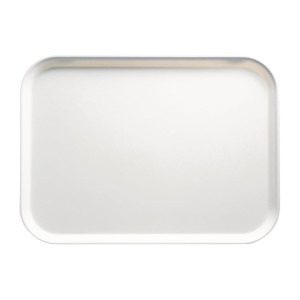 Plateau Fibre de Verre Camtray Blanc - 45,7 cm