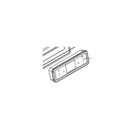Joint d'étanchéité pour Panneau de commande avec Ecran LCD Krupps - 1 Joint d'étanchéité pour Panneau de commande avec Ecran LCD Krupps - 1