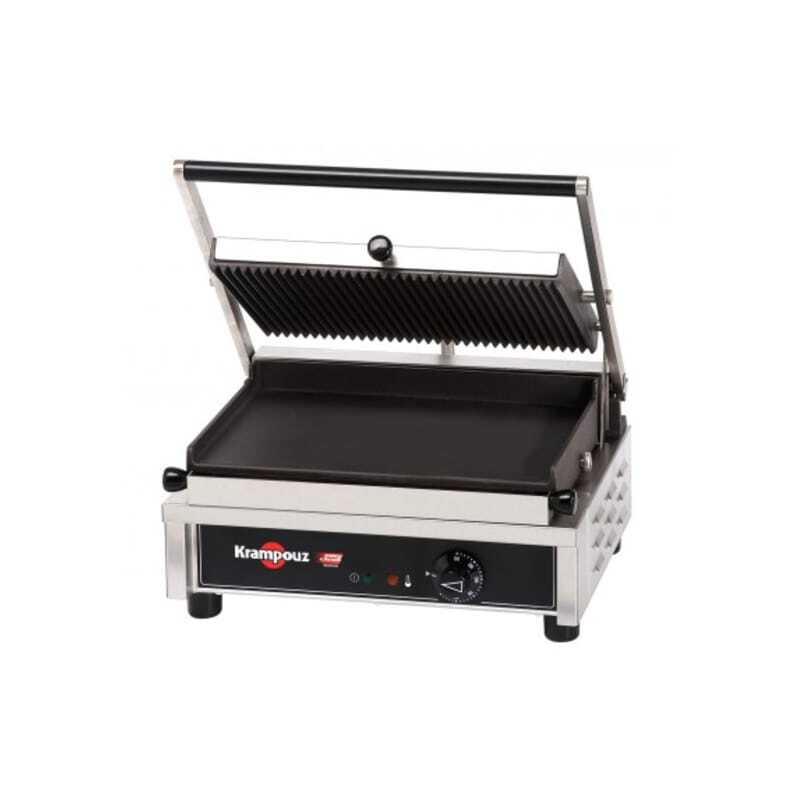 Multi Contact Grill Medium Fourniresto Multi contact grill large KRAMPOUZ Plaques rainurées