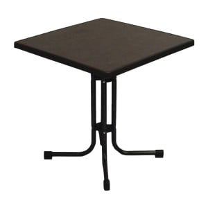 Table De Patio Pliante Limburg Pizarra 70 X 70 Cm