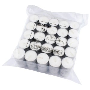 Bougies Chauffe-Plat 8 Heures Ø 40 mm - Lot de 75