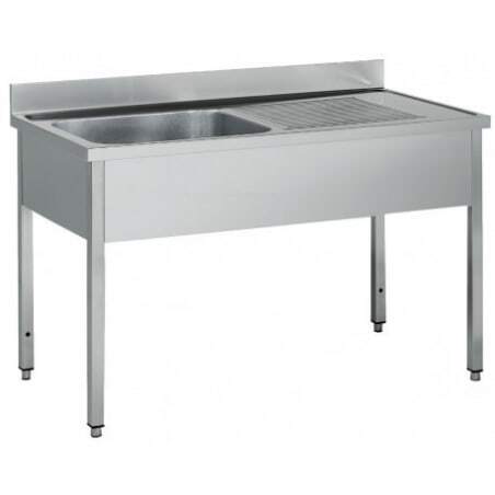 Plonge 1 Bac - Etagère Basse et Profondeur 700 FourniResto - 1 Plonge 1 Bac - Etagère Basse et Profondeur 700 FourniResto - 1