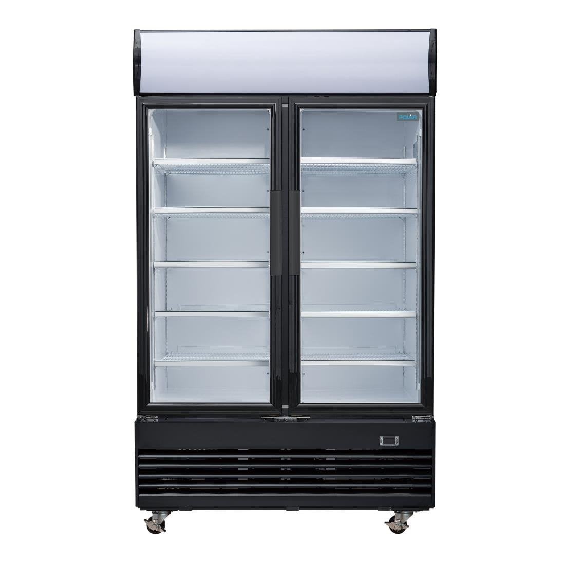 Vitrine Réfrigérée Professionnelle ROMUX 700L - 2 Portes, Acier Inox, Ventilation Forcée | Pour Bars, Restaurants