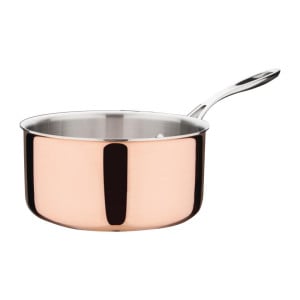 Casserole Triple Paroi Cuivre Induction 200 x 100 mm