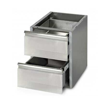 Meuble pour Table 700 mm de Profondeur - 2 tiroirs FourniResto - 1 Meuble pour Table 700 mm de Profondeur - 2 tiroirs FourniResto - 1