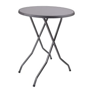 Table Haute Ronde Pliante 85 cm