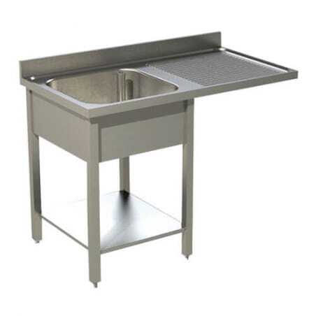 Plonge avec Passage Lave Vaisselle L1200x Prof 700 Codimatel - 1 Plonge avec Passage Lave Vaisselle L1200x Prof 700 Codimatel - 1