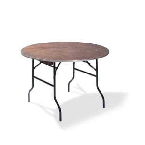 Table De Banquet Pliable En Bois Ronde Ø 183 Cm