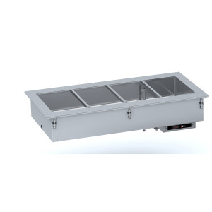 Bain-Marie Drop-In à Remplissage d'Eau Manuel - GN 1/1