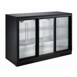 Arrière-Bar Réfrigéré à 3 Portes Coulissantes - 298 L