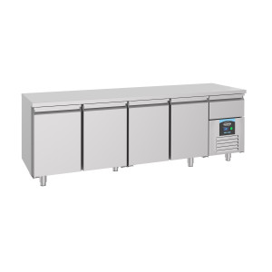 Table Réfrigérée Positive GN 1/1 à 4 Portes - 632 L