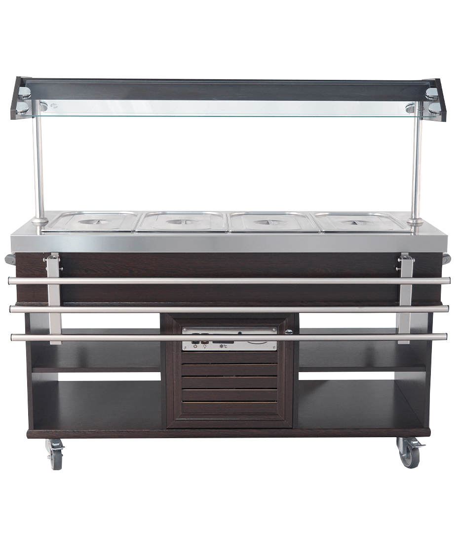 Buffet Réfrigéré - 4 GN 1/1 - CombiSteel - Fourniresto