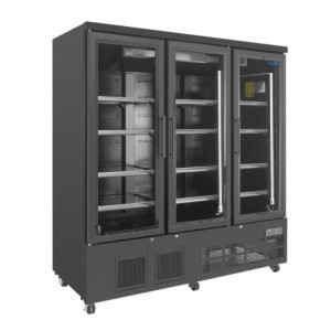 Vitrine Réfrigérée à 3 Portes - 1156 L - Positive Noire