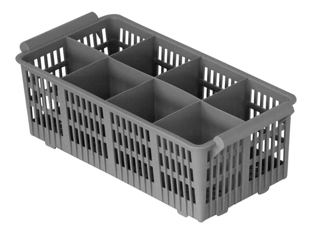 Panier à Couverts Universel Pour Lave-vaisselle - 240x140 Mm, Gris, 7 Compartiments, Plastique Résistant - 5