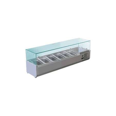 Saladette Réfrigérée à Poser 6 Bacs x GN 1/3 Codimatel - 1 Saladette Réfrigérée à Poser 6 Bacs x GN 1/3 Codimatel - 1