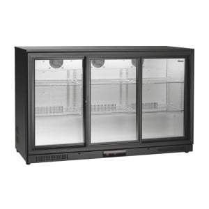 Arrière Bar Réfrigéré 3 Portes Vitrées - 270 L