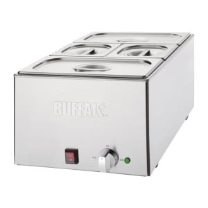 Bain-Marie Avec Bacs - 2 x GN 1/3 et 2 x GN 1/6