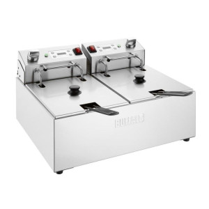 Friteuse Électrique Double Avec Minuterie - 2 X 5 L