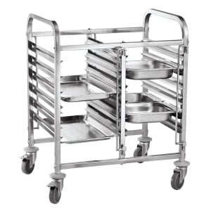 Chariot Porte-Plateaux Double - 12 x GN 1/1