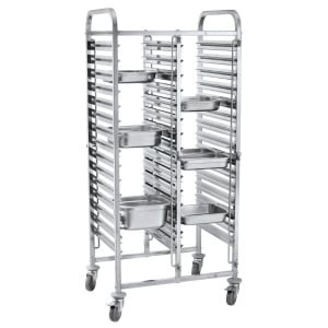 Chariot Porte-Plateaux Double - 30 x GN 1/1