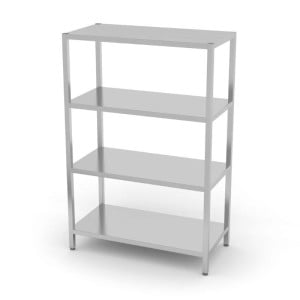 Racks de Stockage 4 Niveaux 1200 x 600 mm