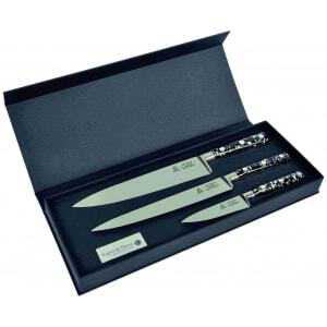 Coffret de 3 couteaux de cuisine Pépites Au Nain - 1