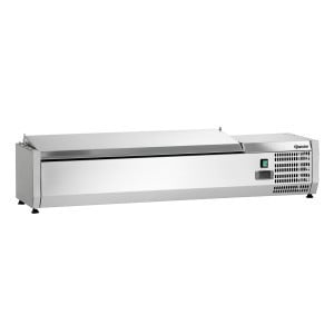 Saladette Réfrigérée à Poser Inox - 5 x GN 1/4