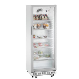Armoire Réfrigérée Positive Vitrée Blanche - 360 L