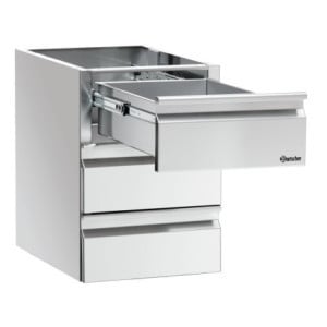 Colonne Tiroirs 3 x GN 1/1 Table de Travail