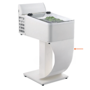 Décor pour Piètement pour Vitrine à Glace Mini Cream 2V