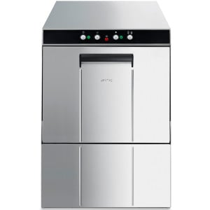 Lave-Vaisselle Ecoline Mécanique avec Pompe de Vidange - Doseur de Liquide de Rinçage et Détergent - 50 x 50 cm