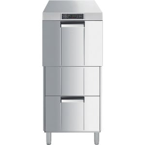 Lave-Vaisselle Easyline Réhaussé - Pompe de Vidange, Surpresseur, Doseur de Liquides - P 69 cm - 50 x 50 cm
