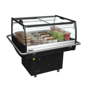 Réfrigérateur avec Couvercle Coulissant Vitré Plat - 105 L