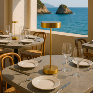 Lampe de Table Touch LED - Standy Maxi Doré