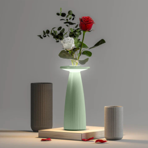 Lampe de Table Touch LED - Flora Mini Vert Sauge