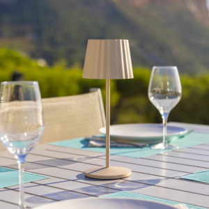 Lampe de Table Touch LED - Abby Crème