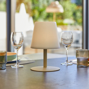 Lampe de Table LED - Mini Crème