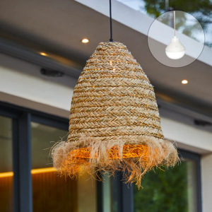 Suspension Bohème en Jonc de Mer Naturel - Anafi Nomad