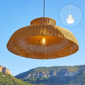 Suspension en Rotin Naturel - Darma Nomad