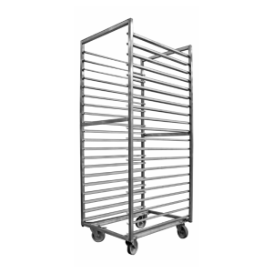 Échelle de Stockage 600 x 800 Roulettes Chape Zinguée - 20 Niveaux
