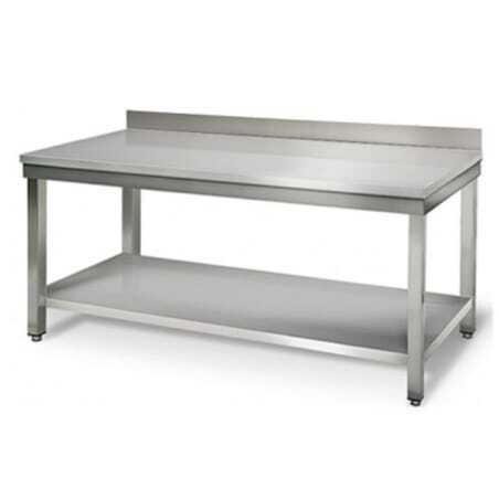 Table Inox avec Dosseret - Profondeur 600 mm FourniResto - 1 Table Inox avec Dosseret - Profondeur 600 mm FourniResto - 1