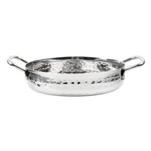 Plat en Inox Martelé Table Presentation 125mm