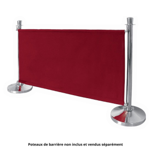 Barrière En Toile Rouge Et Fixations