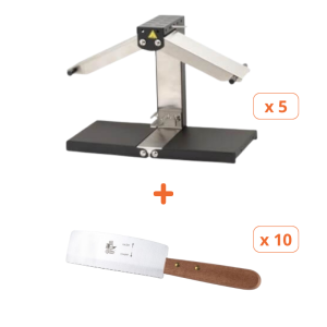 Pack Brezières Basalte et Couteaux à Raclette