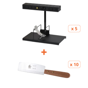 Pack Appareils à Raclette Alpage Basalte et Couteaux