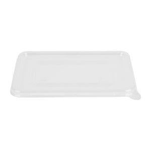 Couvercles PET Fiesta Recyclable pour Barquettes en Bagasse - Lot de 100