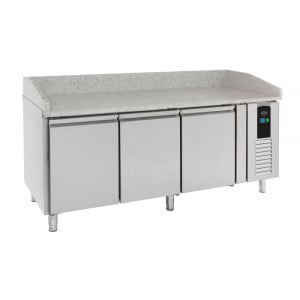 Table de Préparation pour Pizza à 3 Portes - 410 L