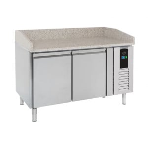 Table de Préparation pour Pizza à 2 Portes - 268 L